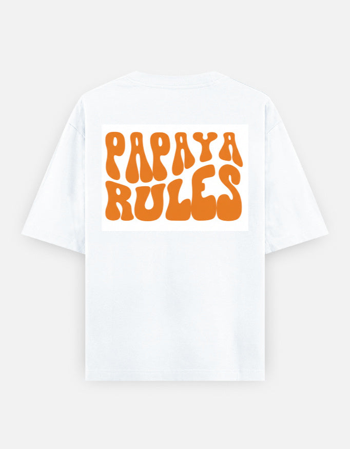 Papaya Rules McLaren Unisex Oversized T-Shirt