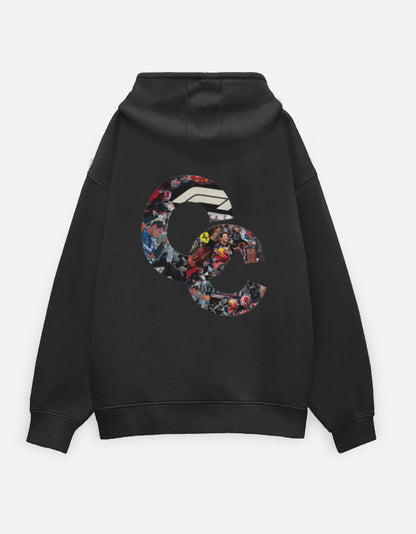 Chicane Club Signature Oversized Hoodie - Black