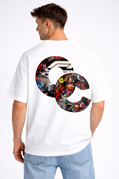 Chicane Club Signature Oversized Tee - White