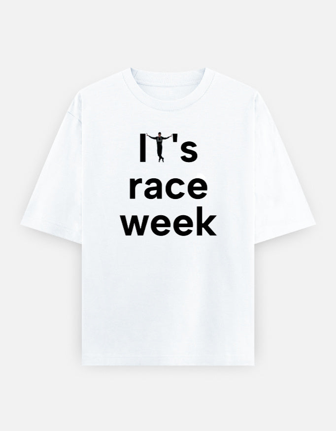 It's Race Week George Russell Unisex Oversized T-Shirt