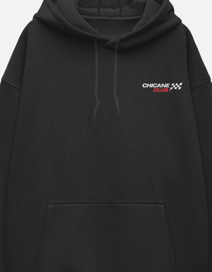 Chicane Club Signature Oversized Hoodie - Black