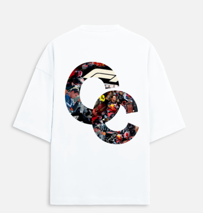 Chicane Club Signature Oversized Tee - White