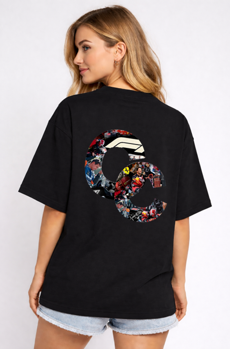 Chicane Club Signature Oversized Tee - Black