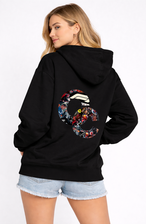 Chicane Club Signature Oversized Hoodie - Black