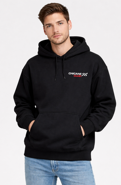 Chicane Club Signature Oversized Hoodie - Black