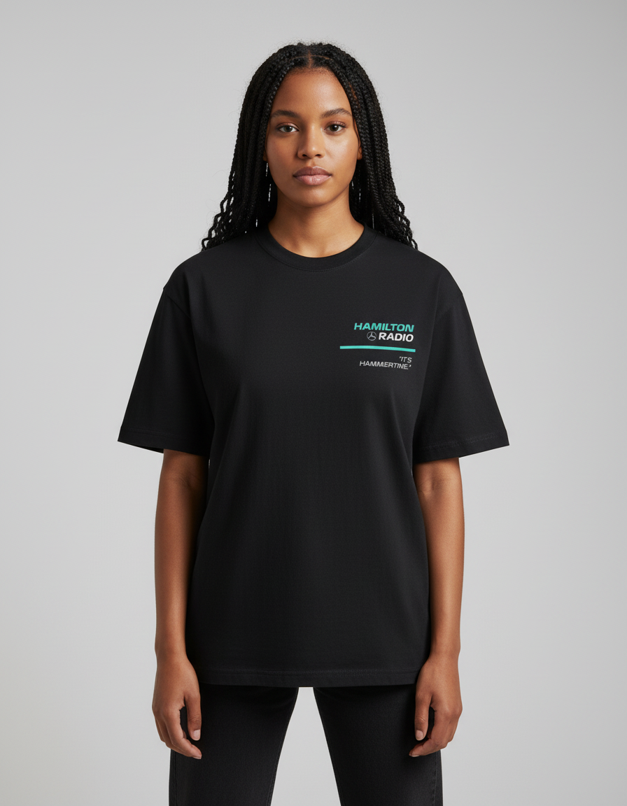 Hammer Time Lewis Hamilton Unisex Oversized Tee
