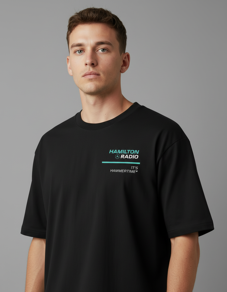 Hammer Time Lewis Hamilton Unisex Oversized Tee